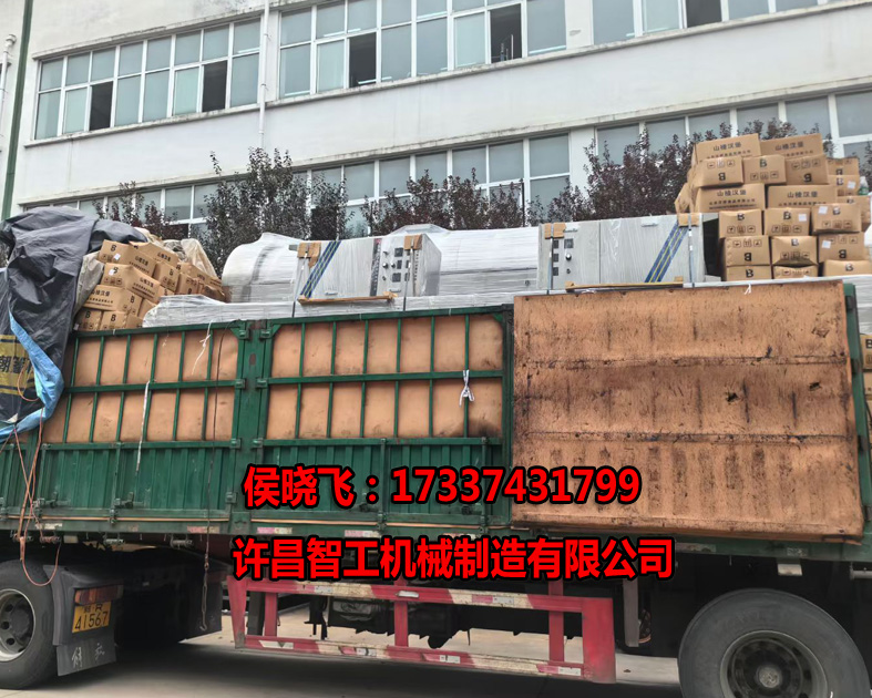 專車發貨8米電磁生產線炒制原味瓜子！！！